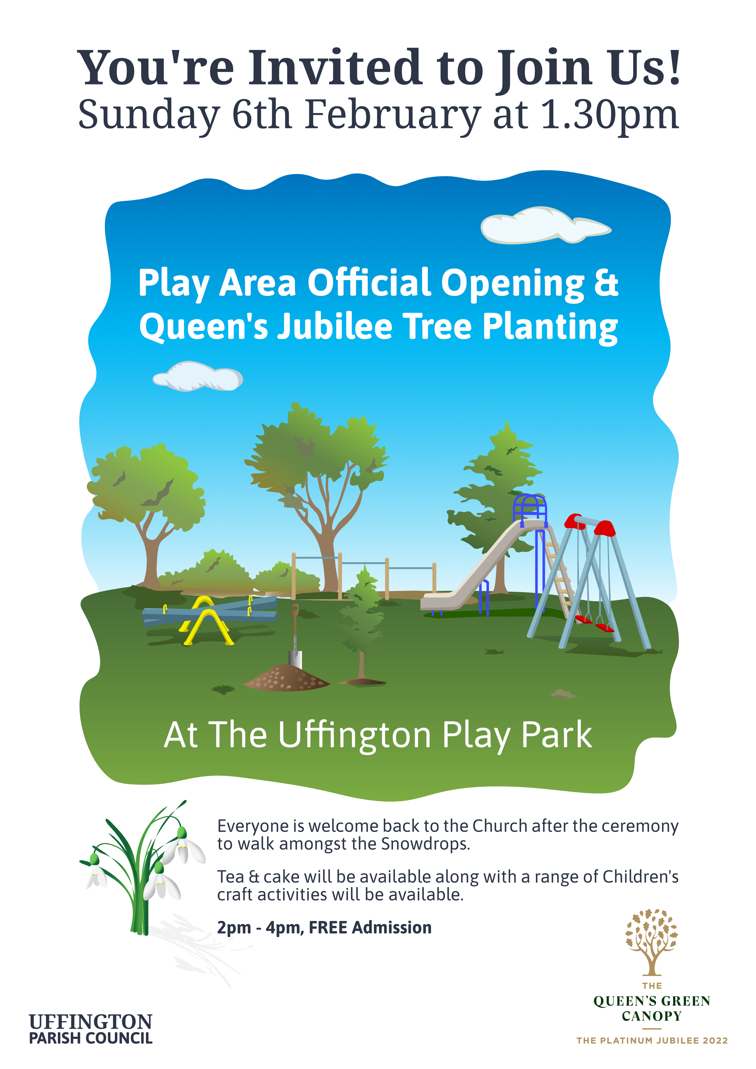 Uffington play area opening